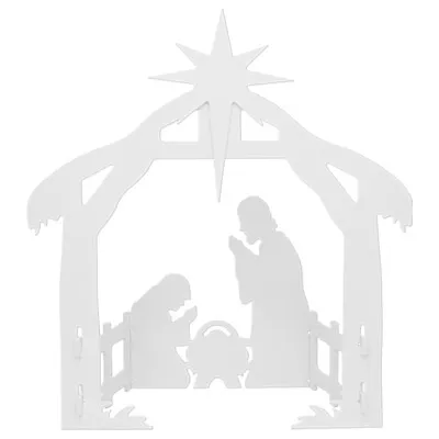 Lighted Nativity Set Outdoor